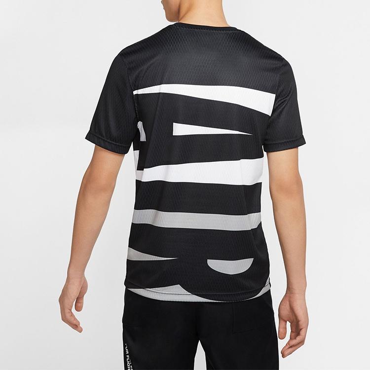 Men's Air Jordan WINGS Sports Tops T-Shirt Black CK5633-010