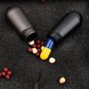 Healthy Care Tablet Container Pill Storage Box Pill Bottle Keychain Holder Aluminum Pill Case