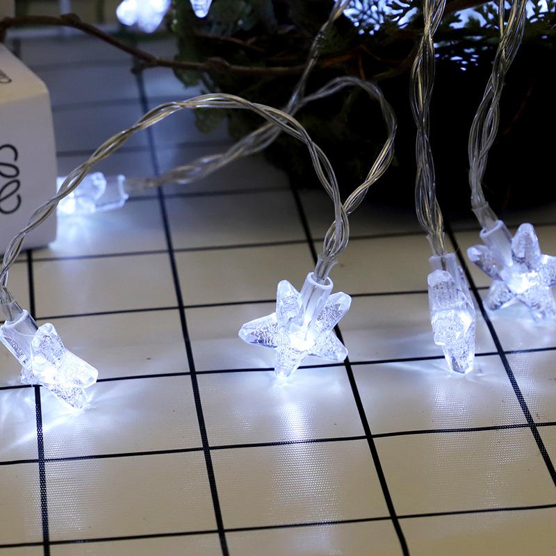 10M Y2K 80LEDS Battery Bubble Stars LED String Lights Indoor Party Home Decoration Lights Curtains Room Wedding 553