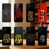 C-Cobra Kai Snake Phone Case For Samsung S25,S24,S21,S22,S23,S30,Ultra,S20,Plus,Fe,Lite Black Shell