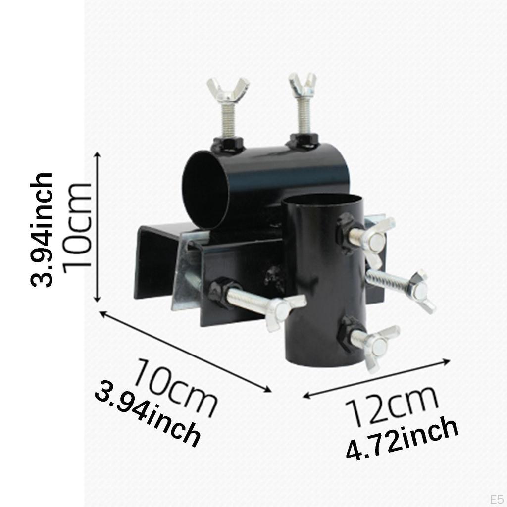 Deck Umbrella Holder Fixed Clip Heavy Duty Anti Slip Parasol Clamp Bracket Railing