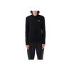 EA7 Letter Print Long Sleeve Polo Shirt Men Tops Black 8NPF15-PJVQZ-0208