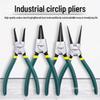 Multifunctional Yellow Retaining Ring Pliers Set: Internal & External Circlip and Spring Pliers
