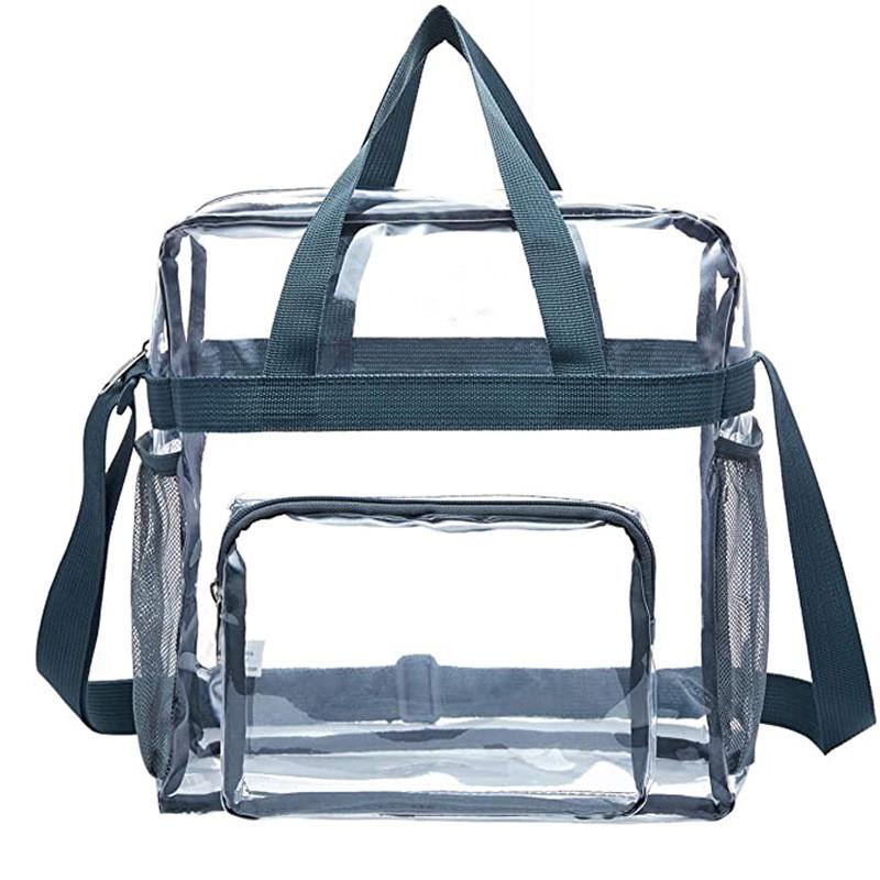Pvc Transparent Travel Makeup Organizer With Sealed Closure For Suitcase Storage