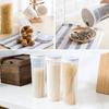 1pcs Noodles Sealed Can Wheat Pasta Plastics Organizer Airtight Sealed Containers Divided Can Storage Boxs Kitchen Accessories