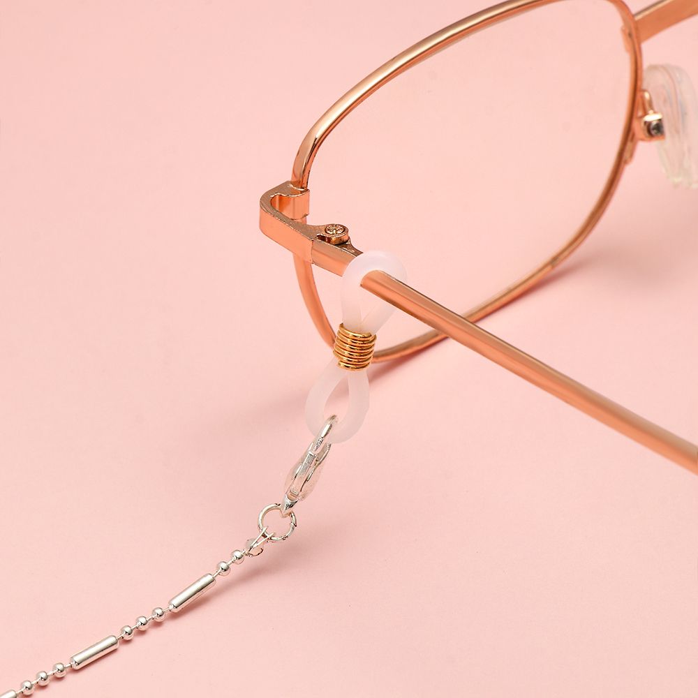 Anti-Drop Fashion Bead String Cylinder Mask Chain Necklace Strap Sunglasses Chain Eyeglass