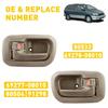 Pair For 98-03 TOYOTA SIENNA Interior Front Left Right Driver LH RH Door Handle