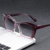 Fashion Large Frame Progressive Colour Presbyopia Glasses Women Brand Design Shading UV Protection HD Reading Glasses