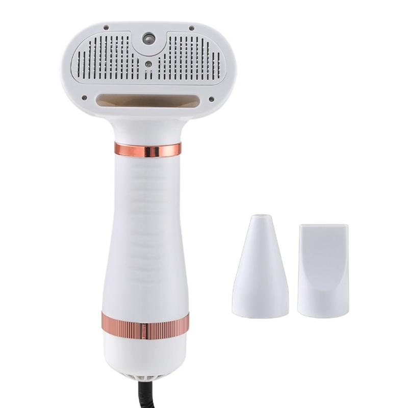 Pet Hair Dryer for Daily and Bath Grooming Hair Dryer Blowers 3 Speed Adjustable Temperature Nozzles Combs