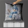 Pillow Case Luxurious Home Office, Sofa Decorative Multi Sized Car Seat Cushions, Pillowcases Snowman Cute Lovely Cartoon