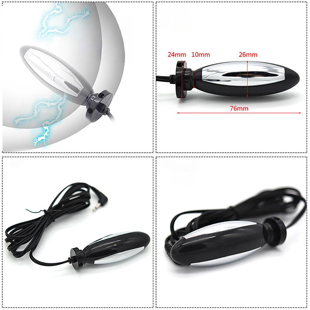 Yemax Electric Shock Anal Plug Nipple Cup Pulse Sensing Pad Sex Toys for Women Nipple Attack Adult Goods for Men Nipple Development Nipple Torture