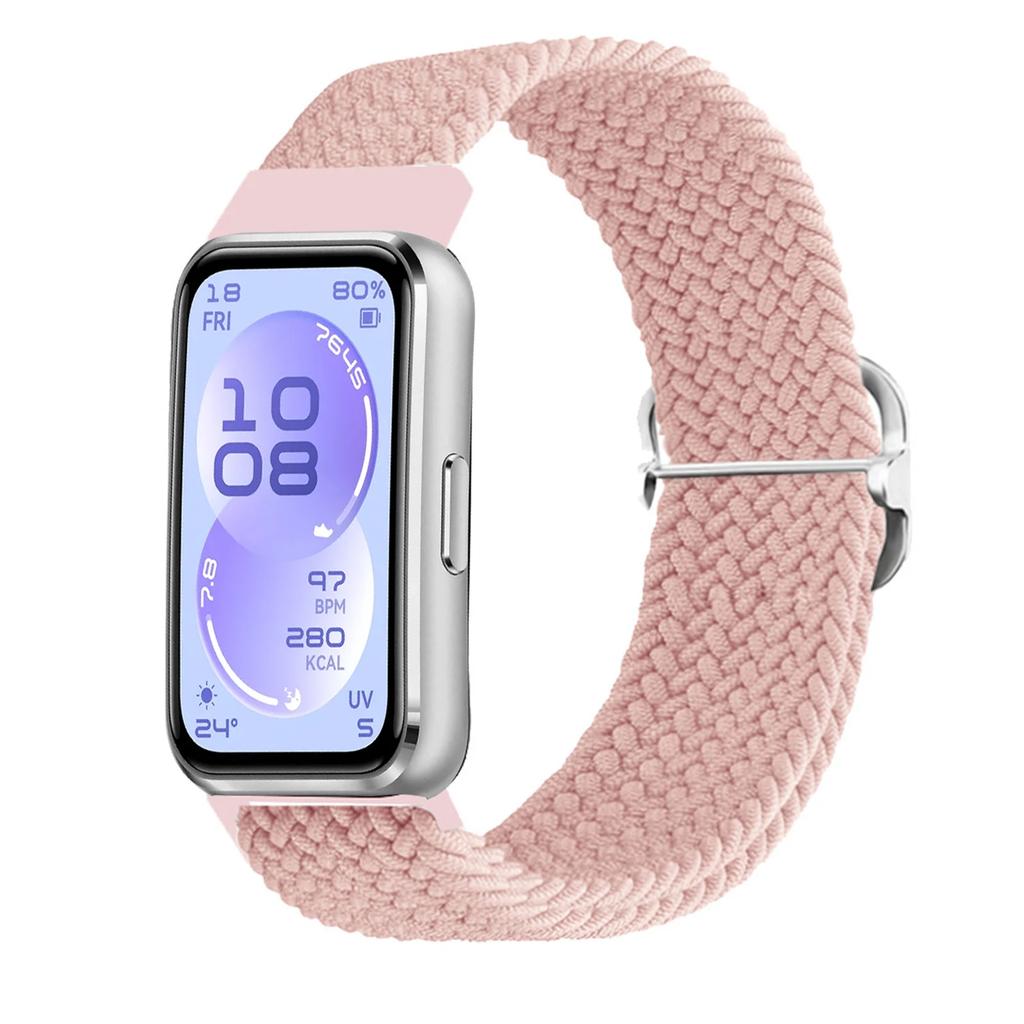 Strap for Huawei Band 7 8 9 10 11 Pro Accessories Adjustable Braided Solo Loop Wrist Elastic Bracelet Correa Huawei Band 11 Band