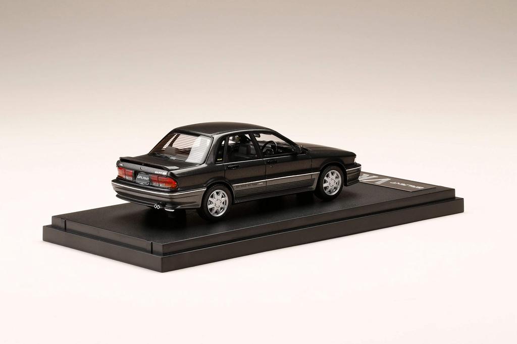 MARK43 Mitsubishi Galant 1990 Lamp Silver Tvåfärgad Färdig Produkt 1/43 VR-4 (E39A) Svart/Chateau