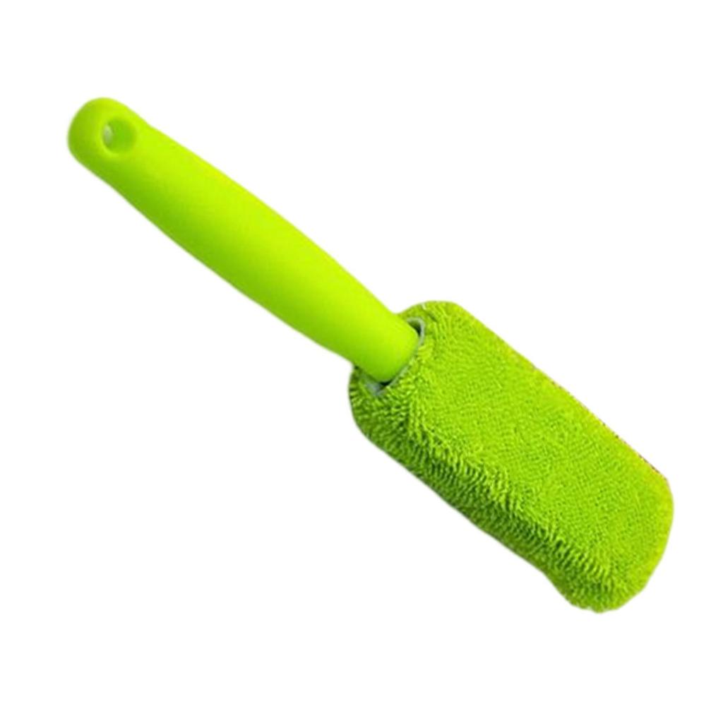 Car Wash Super Brush Microfiber Wheels Brush Non-Slip Handle Easy To Cleaning Rims Spokes Wheel Barrel Car Accessories