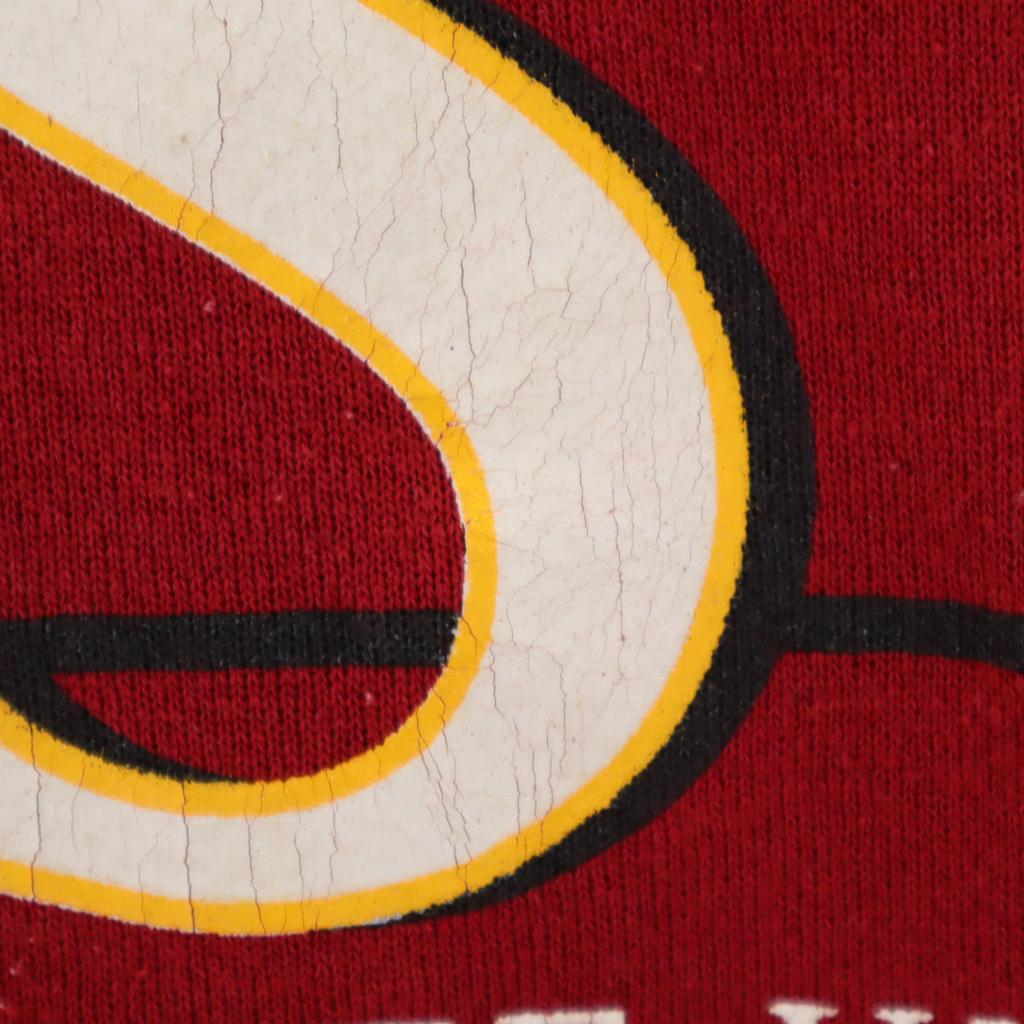 JANSPORTS 90er Made in USA Alter College Pullover mit langen Ärmeln S Rot Herren Gebraucht