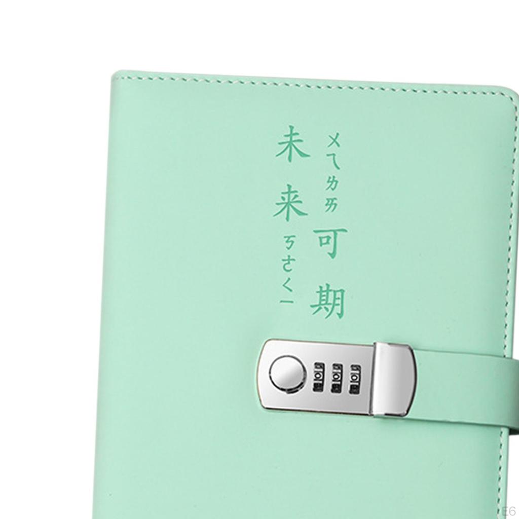 Confidential Notebook with Security Mechanism, Leather Journal Locked By Code