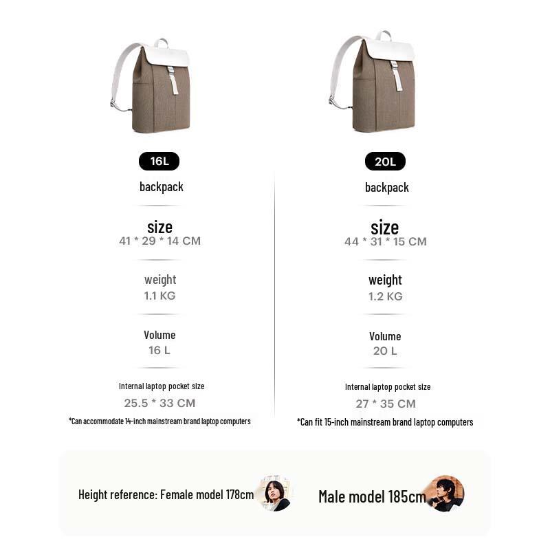 ITOPORCINI Business Travel Laptop Backpack