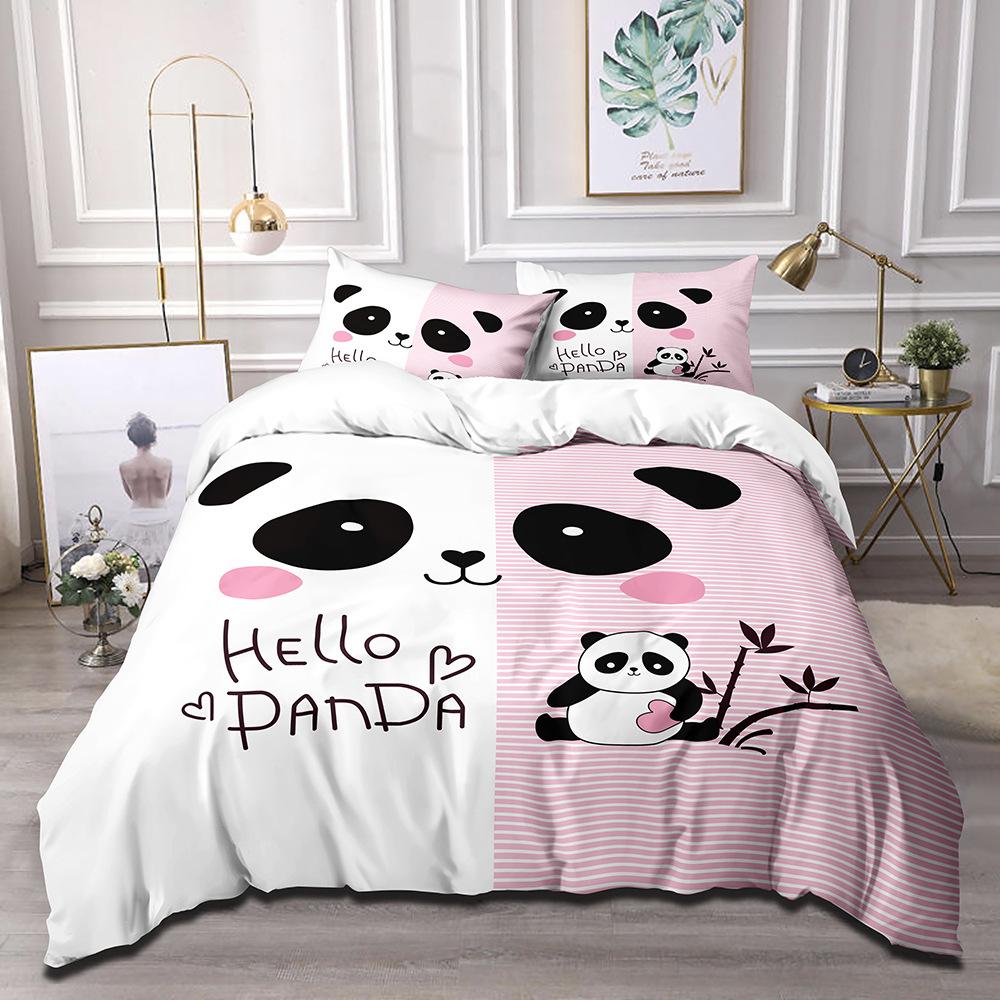 Fashion Technology Printing, 3D Digital Printing, Bedding, Duvet Covers, Pillowcases, Three-piece Sets