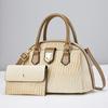 Women's Luxury Large Capacity Handbags Brand Designer Casual Vintage Shoulder Bag 2025 New Ladies Elegant Solid Color Tote Bags