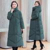 Cotton-padded Women's Literary and Artistic Retro Loose Large Size Ethnic Style Long Thick Coat