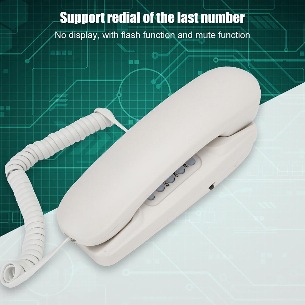 KX TS970 Wired English Hanging Telephone Available for UK (UK Telephone Line with Random Color)