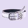 Fashion punk style needle buckle willow nail belt women's high-end jeans skirt versatile decorative belt solid buckle belt