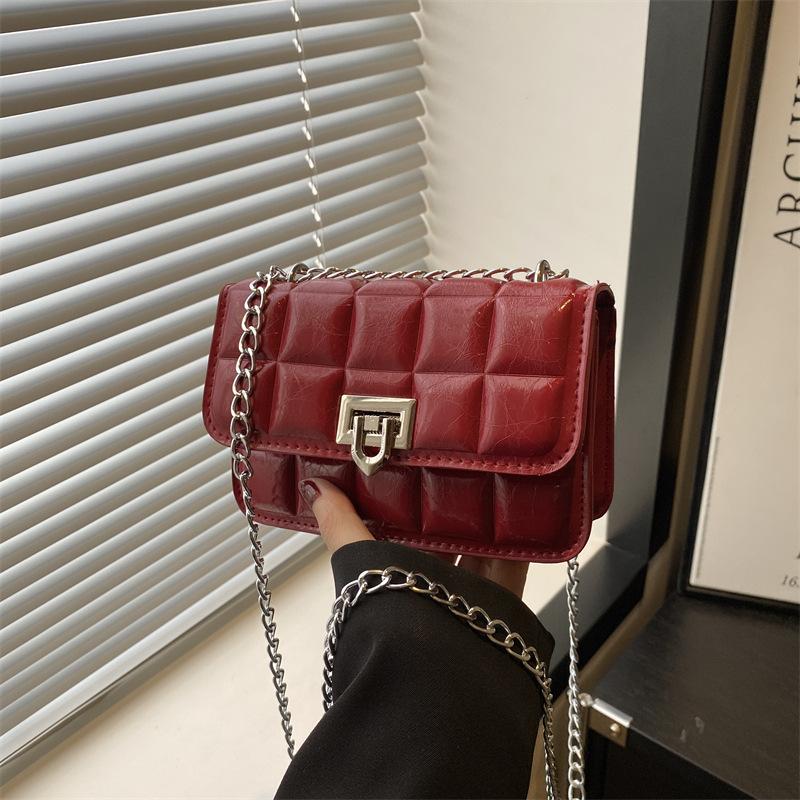 Premium Texture New Summer Versatile Chain Messenger Bag Small Square Bag Fashionable Popular Shoulder Bag Women