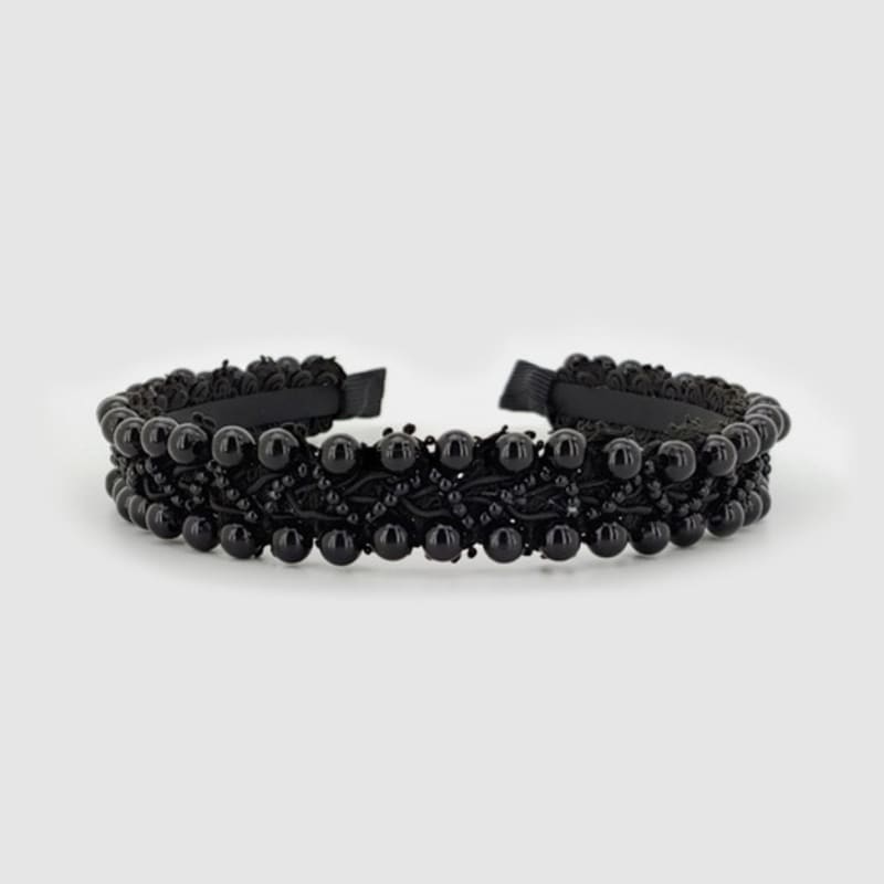 

LALA Жемчужная повязка для волос - ЧЕРНАЯ FREE