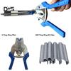 DYS TOOL SHOP Ringzange oder 600 Stück M-Clips Heftklammern Anti-Rutsch-Griff Metall-Handwerkzeug