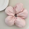 Aesthetic Scrunchies Elastic Puffy Flower Hair Rope Wedding Party Beach Headwear Big Bun Elastic Hair Tie Hair Elastic