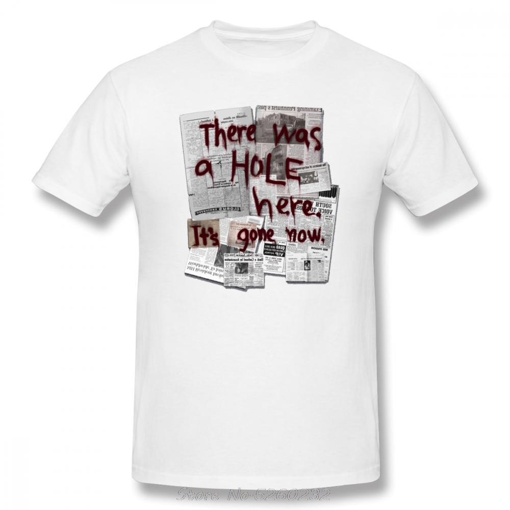 Silent Hill T Shirt There Was A HOLE Here It S Gone Now T-Shirt Summer Cotton Graphic Tee Shirt Short-Sleeve Men Tshirt