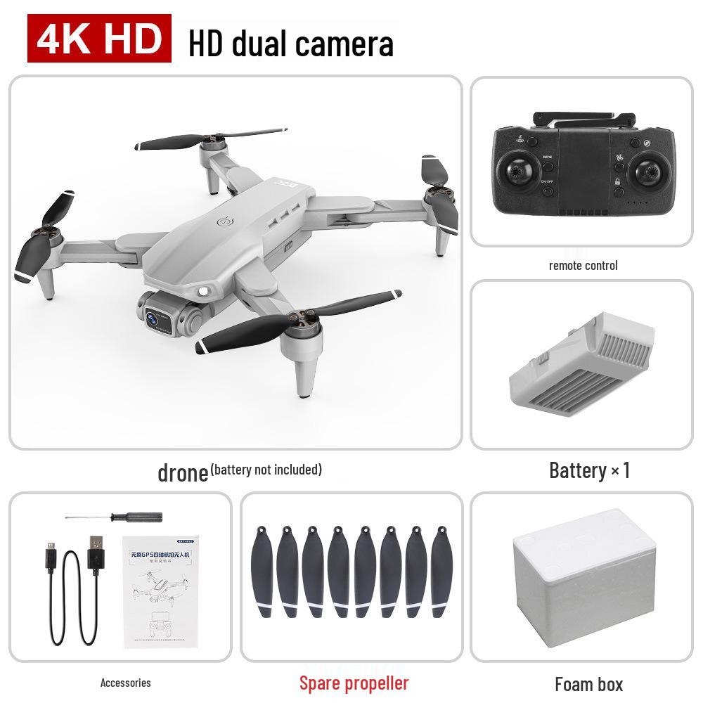 L900PRO 4K Brushless GPS Drone: High-Definition Aerial Photography, Four-Axis Foldable RC Aircraft