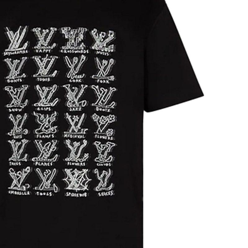 Louis Vuitton T Shirt Men's Black 1A8GV6
