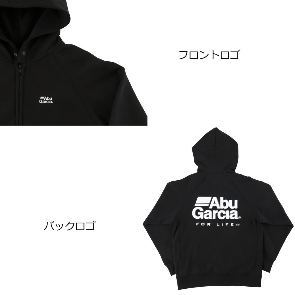 Abu Garcia Shadow Logo Sweat Hoodie, Black, Size L, 1638861