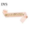 Graduation Ceremony Sash Class of 2026 Grad Honor I Adjustable Graduated Satin for Congrats Graduates Party Supplies Customizable Length