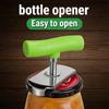 Multifunktionell flasköppnare Rostfritt stål Justerbar Lids Off Burköppnare Arbetsbesparande Skruv Burköppnare för Köksredskap