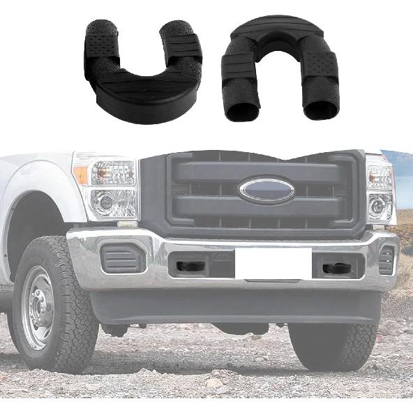 

RT-TCZ Tow Hook Covers Bumper Tow Hook Covers Protector Cover Exterior Accessories for Ford F250/F350/F450/F550 2008-2016 (Black) чёрный