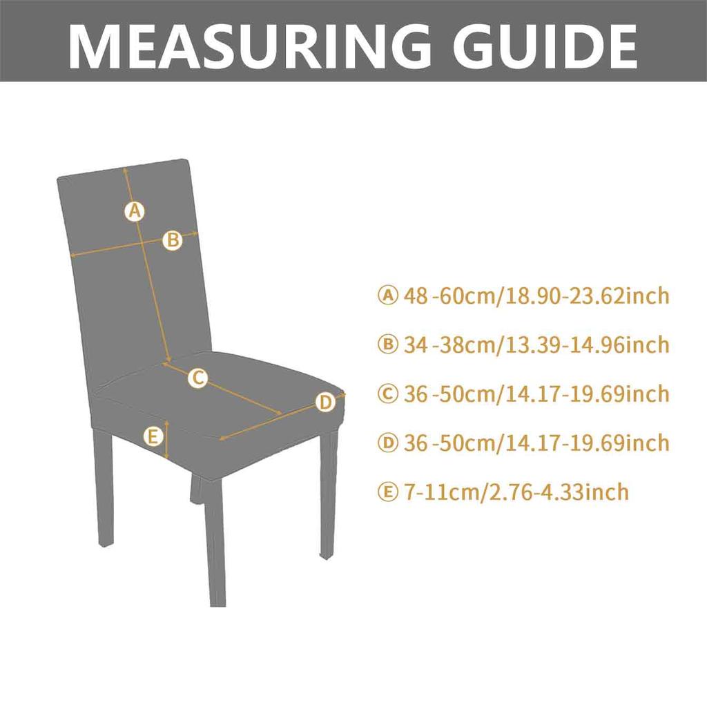 Willow Leaves Jacquard Chair Cushion Cover, Solid Color Elastic Chair Cover,Chair Protector for Kitchen Dining Room Home,1PC