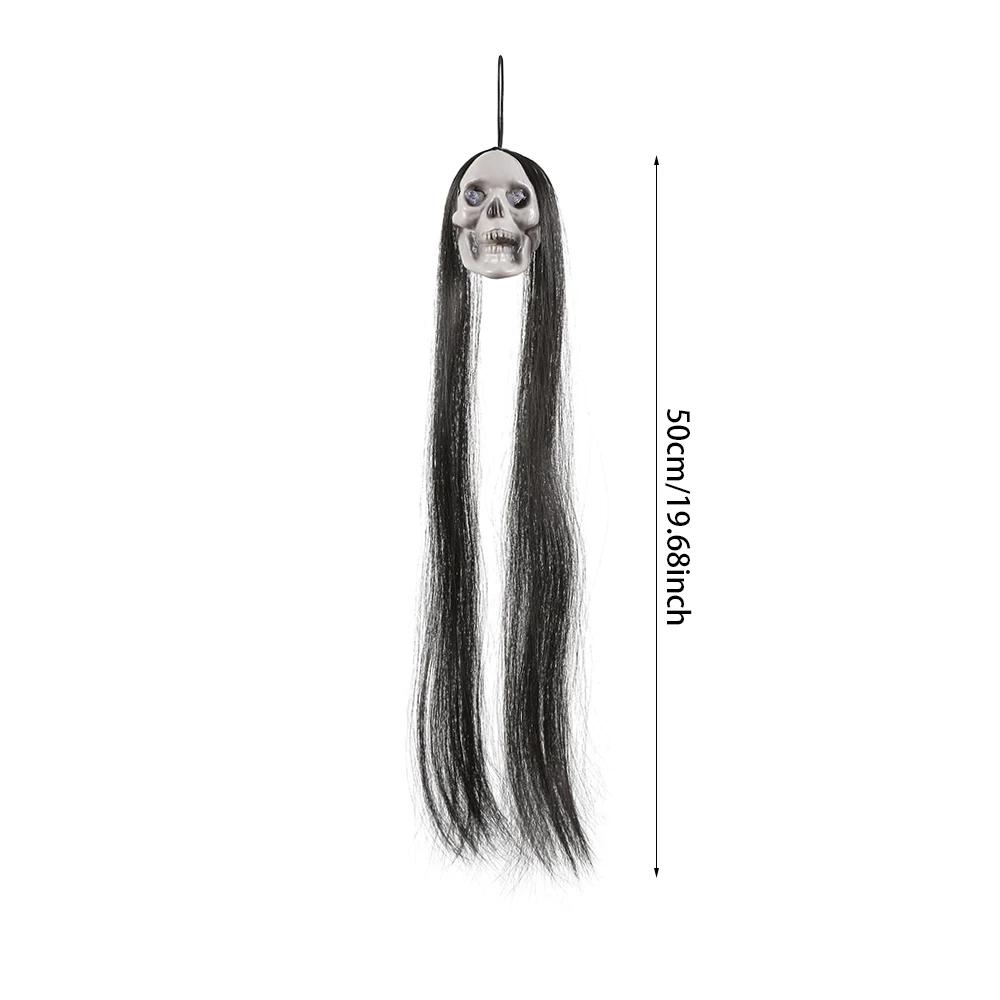 7 Styles Scary Halloween Decor Hanging Female Ghost Electric Voice Activated Pendant Horror Props for Haunted House Party