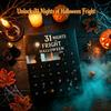 Calendario dell'Avvento di Halloween 3D 2026 Scatola Misteriosa Sorpresa 31 Notti di Paura Conto alla Rovescia di Halloween Con 31 Mini Figure Spettrali Per Decorazione Scrivania Casa