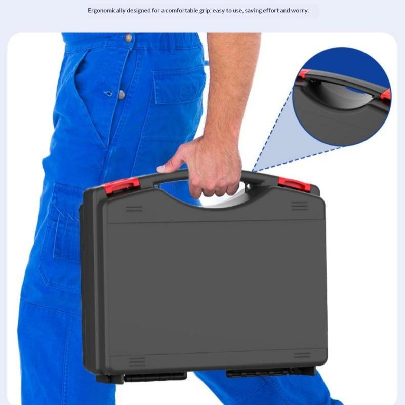 1Pcs Lightweight Plastic Storage Case Portable Multifunction Hardware Tool Box For Instruments Outdoor & Indoor Use