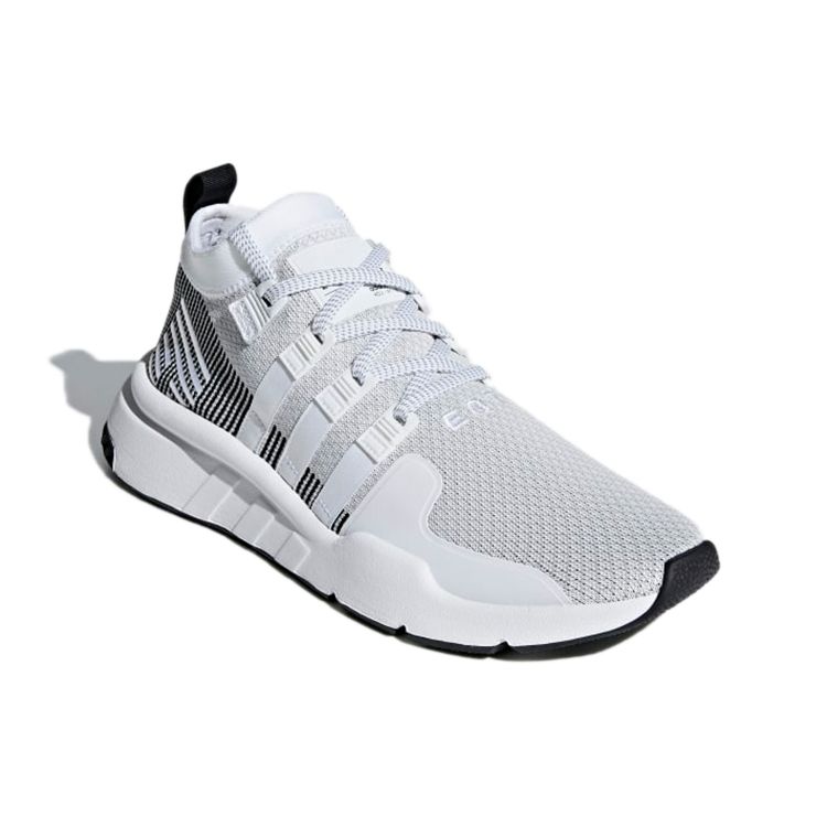 Adidas Oryginalne EQT Support Mid ADV Primeknit Wygodne Codzienne Oddychające Owijane Średniej Wysokości Buty Lifestyleowe Casualowe Męskie Trampki Cloud-White BD7779