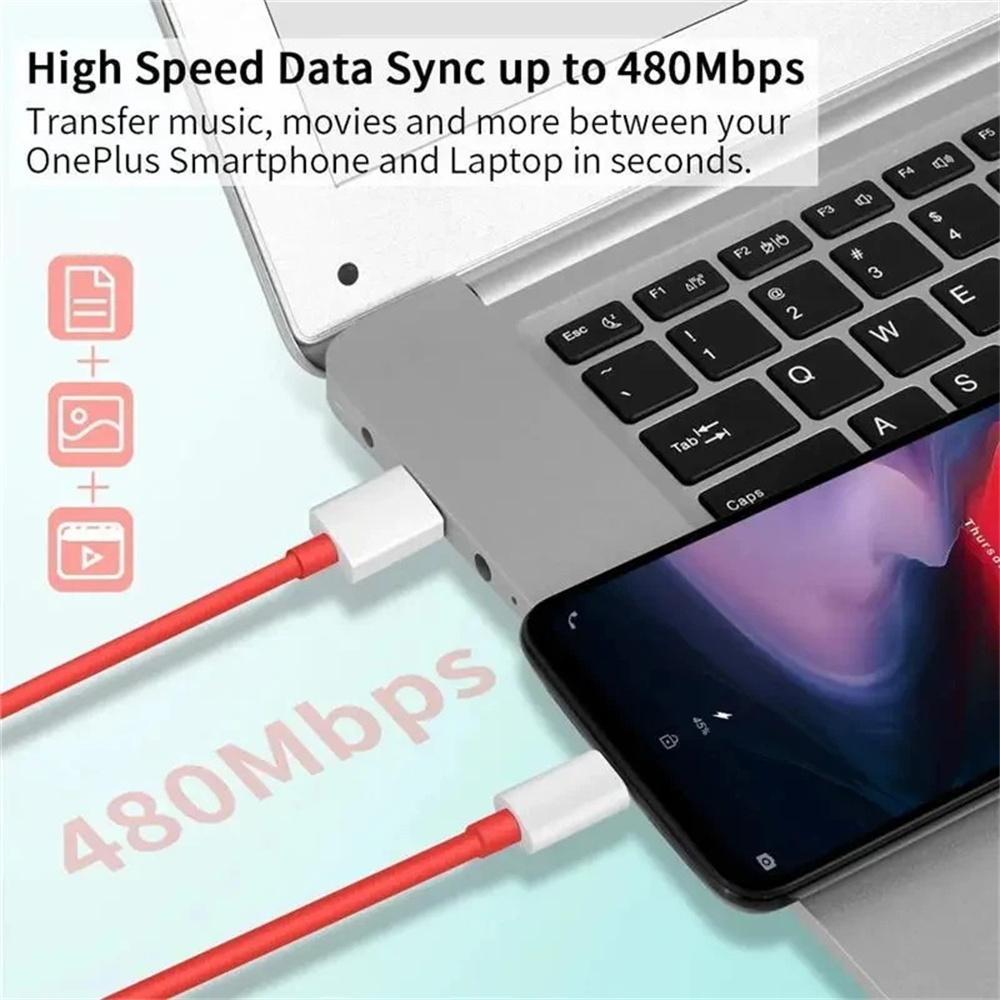 65W 6A Type C To USB C Super Fast Charging Cable For OnePlus 9RT 9R 8 7 Pro 7t Pro 6t 5t 5 3t USB Type C Phone Charger Data Cord