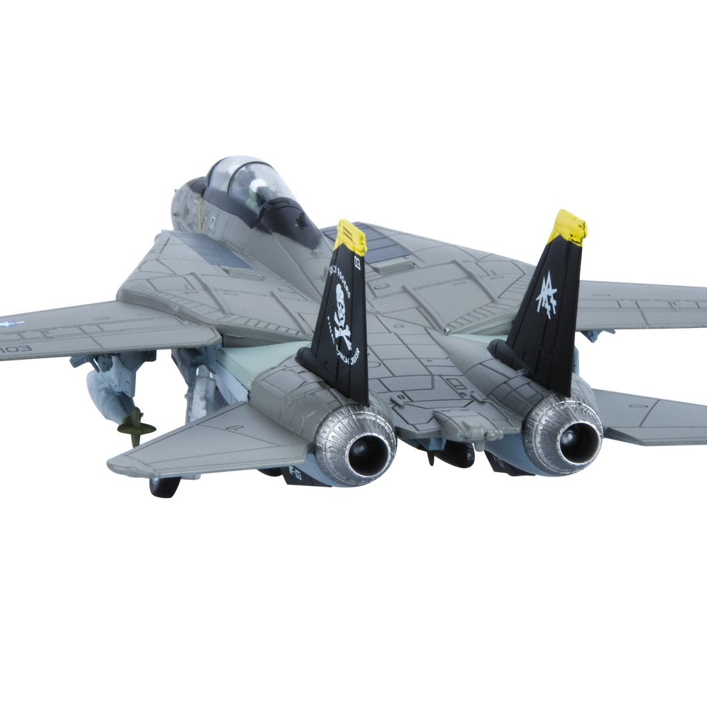 1/100 Scale USAF Diecast Metal Plane Model Toy Military Model Toys F14 F 14 Pirate Tomcat F-14 AJ103 VF-84 Fighter