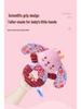 Aipinqi Pink Hand-Crank Newborn Plush Doll Rattle (0-1 Year)
