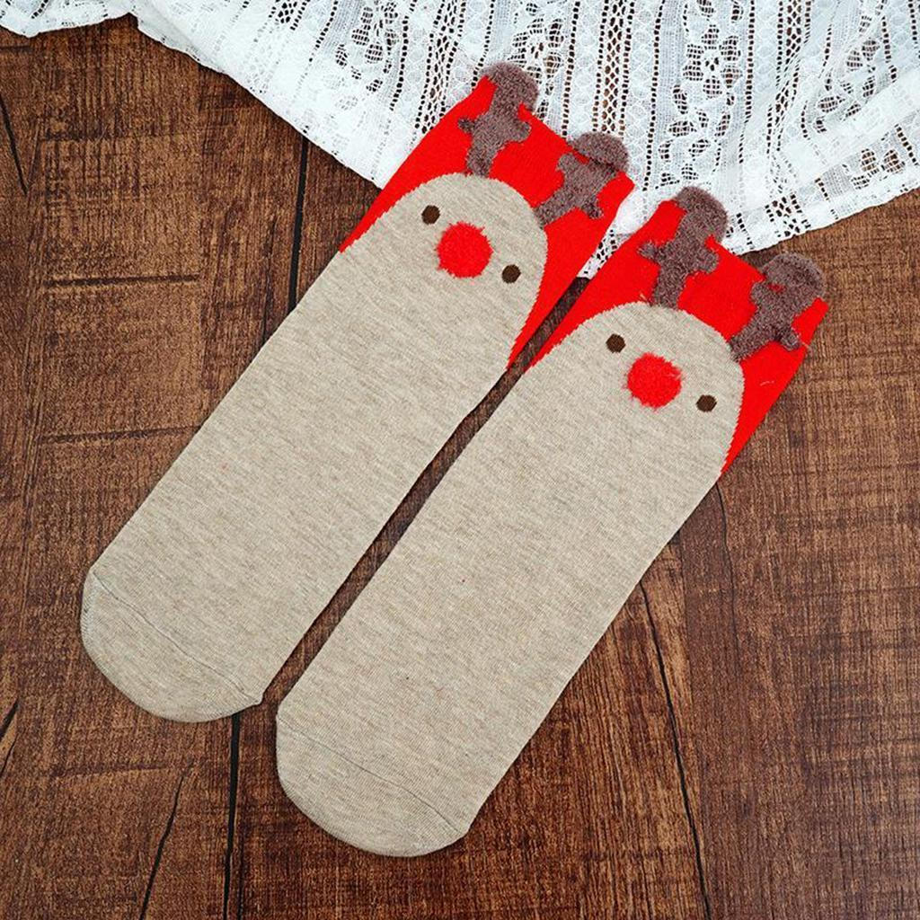 1 Or 4 Pack Girls Ankle Sock Adult Novelty Funny Christmas Socks