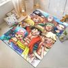 Colorful Anime-Themed Carpet with Cartoon Characters In Vibrant Scene Suitable for Use As an Anti-slip for Living Room Bedroom Sofas