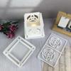 2pcs Creative Knot Candle Holder Silicone Mold Set Sturdy Display Ornament Mould for DIY Crafts and Home Decors
