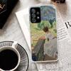 Claude Monet Garden Lotus Bridge Cover For Samsung Galaxy A51 A50 A71 A70 Phone Case A21S A31 A41 A10 A20E A30 A40 A01 A11 A6 A7