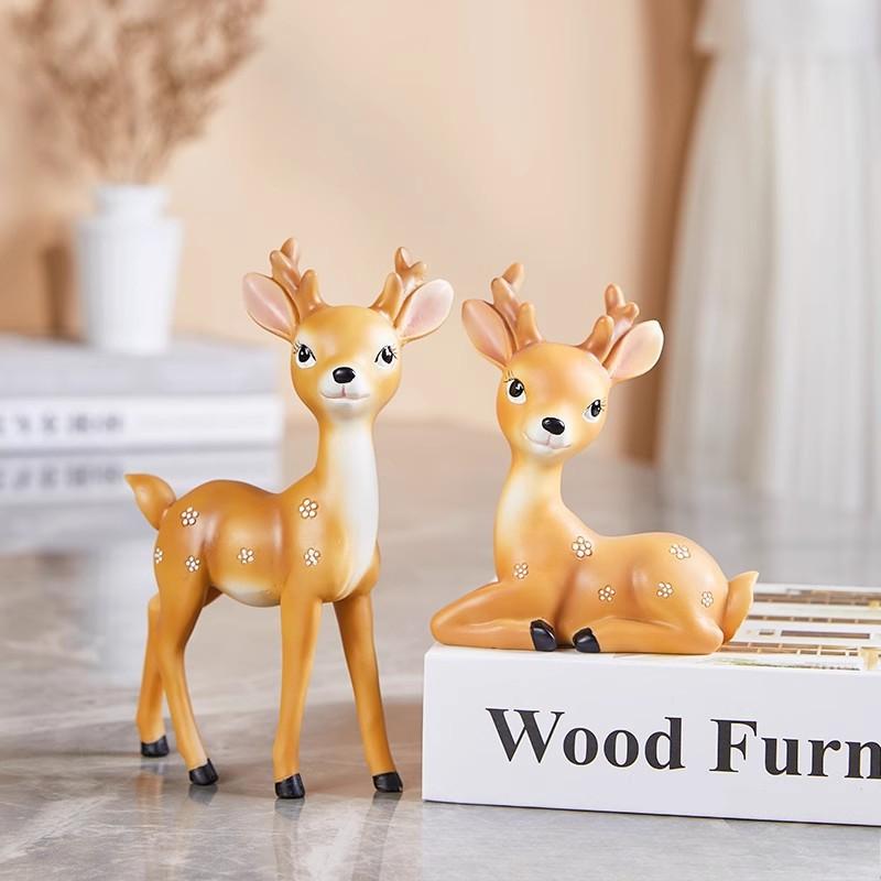 

Исцеляющие цветы сливы на олене Детская комната Спальня Украшение стола Подарок на день рождения девочки Изделие из смолы